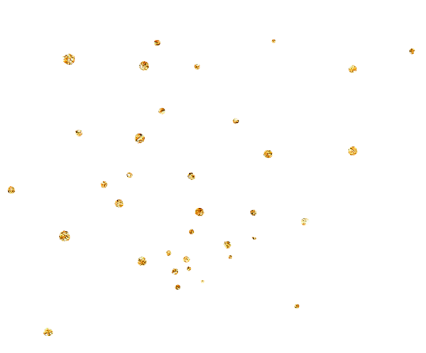 Illustration von goldenen Sprenkeln, spiegelt Einzigartigkeit und Echtsein wider